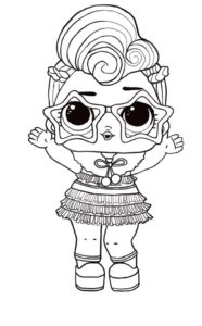 LOL surprise winter disco coloring pages N.Y.E.Q.T.