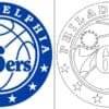 Philadelphia 76ers logo coloring page
