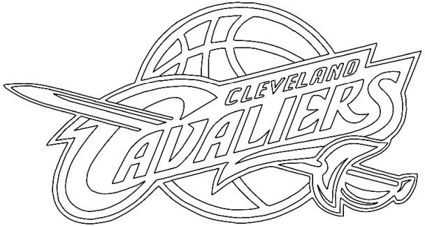 Coloriage Logo des Cleveland Cavaliers