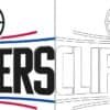 Coloriage Logo avec un échantillon de Los Angeles Clippers