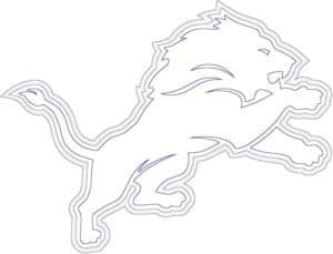 Coloriage Logo du Detroit Lions