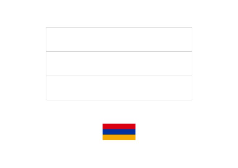 Flag Of Armenia Coloring Page Free Coloring Sheets