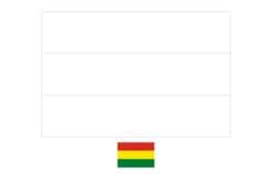 Bolivia vlag gratis printbare kleurplaat