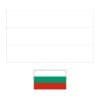Bulgaria flag coloring page with a sample