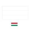 Hongarije vlag kleurplaat met een voorbeeld