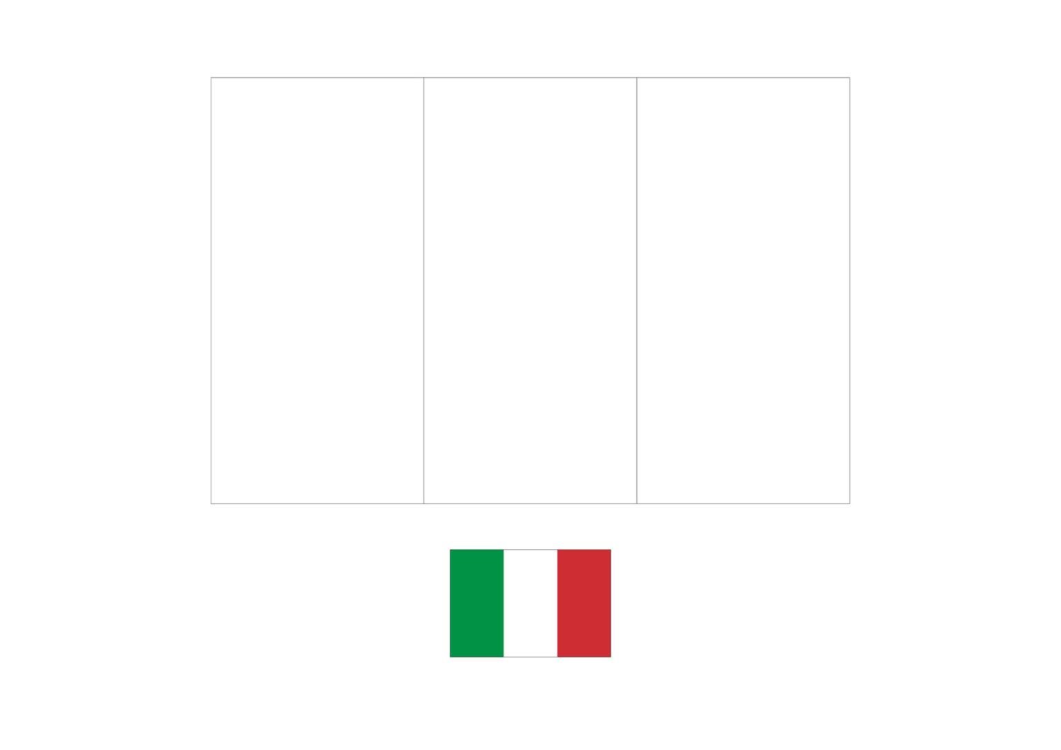 Flag of Italy coloring page - Free coloring sheets - coloring1.com