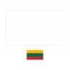 Lithuania flag coloring page with a sample