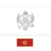 Montenegro vlag kleurplaat om te printen
