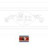 Swaziland vlag kleurplaat om uit te printen