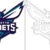Charlotte Hornets logo coloring page