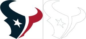 Coloriage Logo avec un échantillon des Houston Texans
