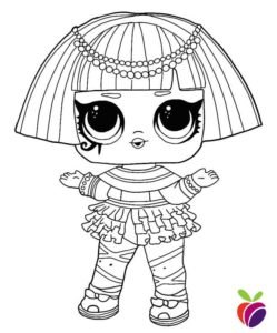 LOL Surprise Sparkle Series coloring page Pharaoh Babe