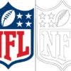 NFL logo coloring page