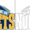 Denver Nuggets logo kleurplaat