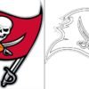 Tampa Bay Buccaneers logo kleurplaat