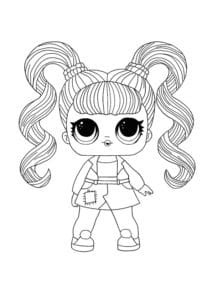 LOL Surprise Hairvibes Jelly Jam coloring page