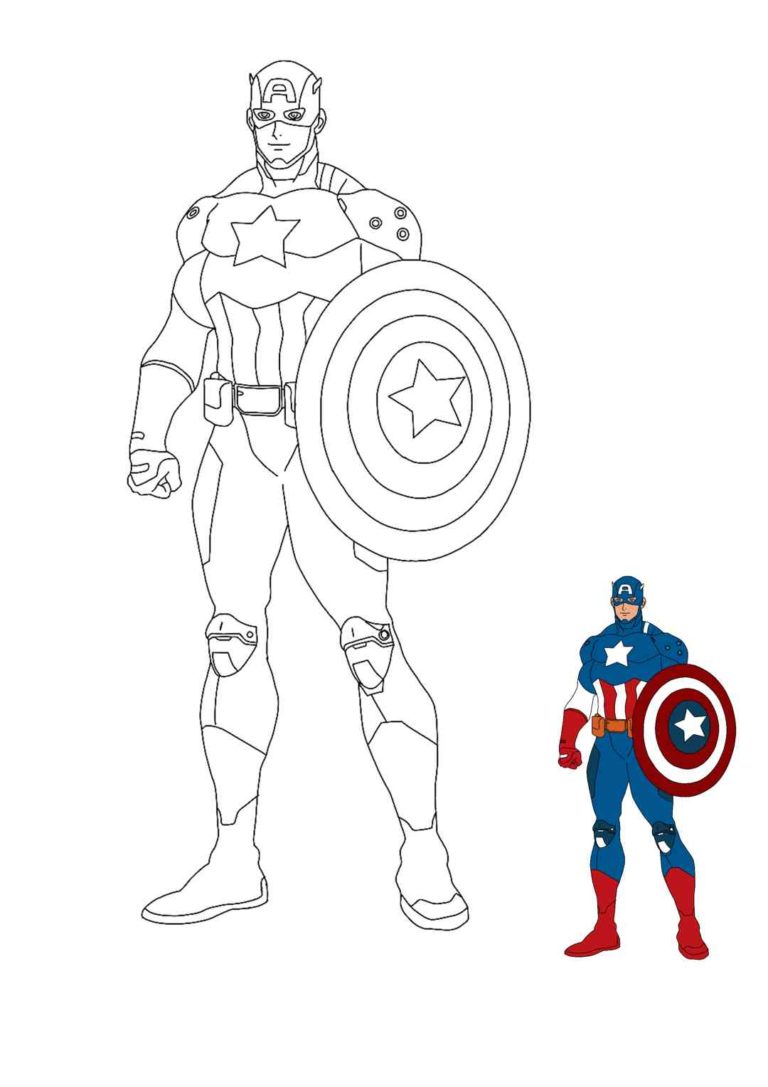 Captain America Civil War coloring pages - 6 Free Printable Coloring ...