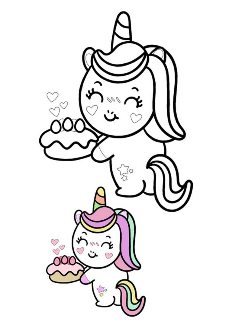 free printable unicorn birthday coloring pages
