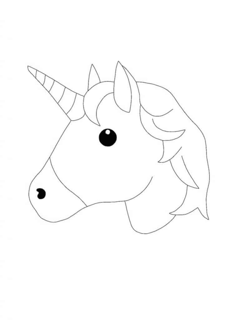 Unicorn Head Coloring Pages - 6 Free Printable Coloring Pages (2021)