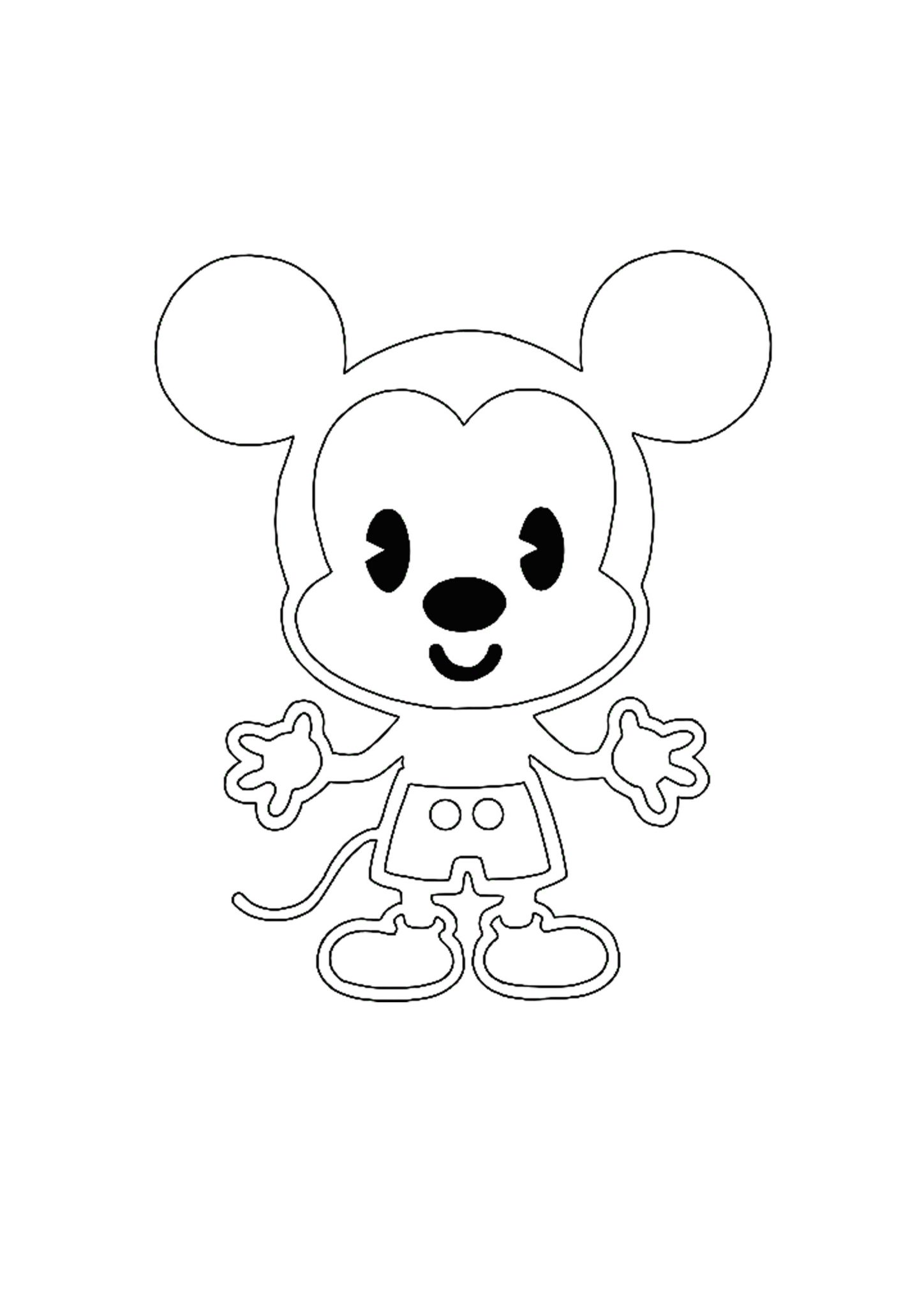 Kawaii Disney Coloring Pages - 6 Free Printable Coloring Sheets (2021)