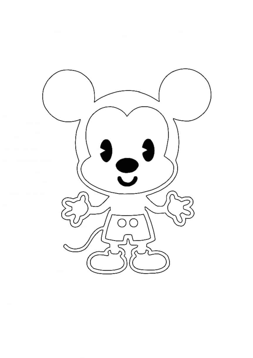 10 Kawaii Disney Coloring Pages for a Magical Coloring Adventure