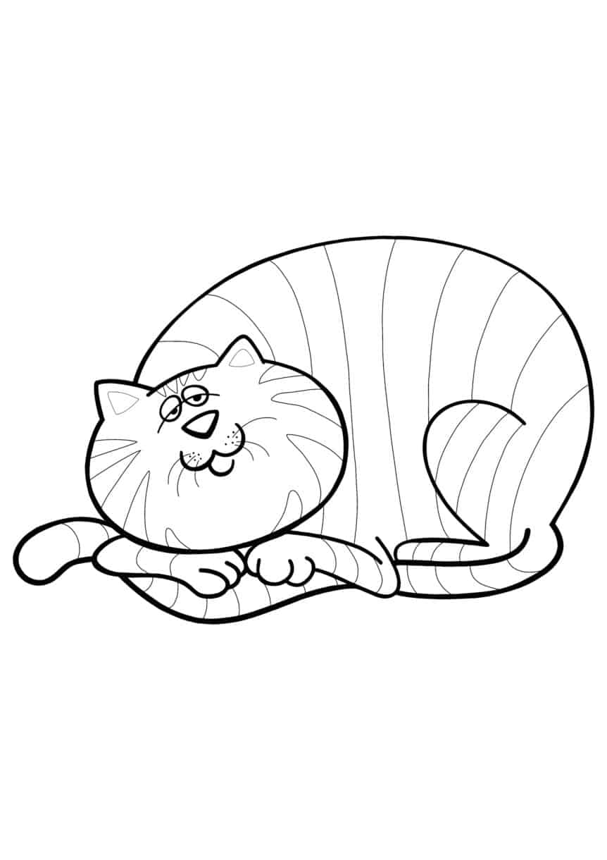 Big Cat Coloring Pages - 2 Free Coloring Sheets (2021)