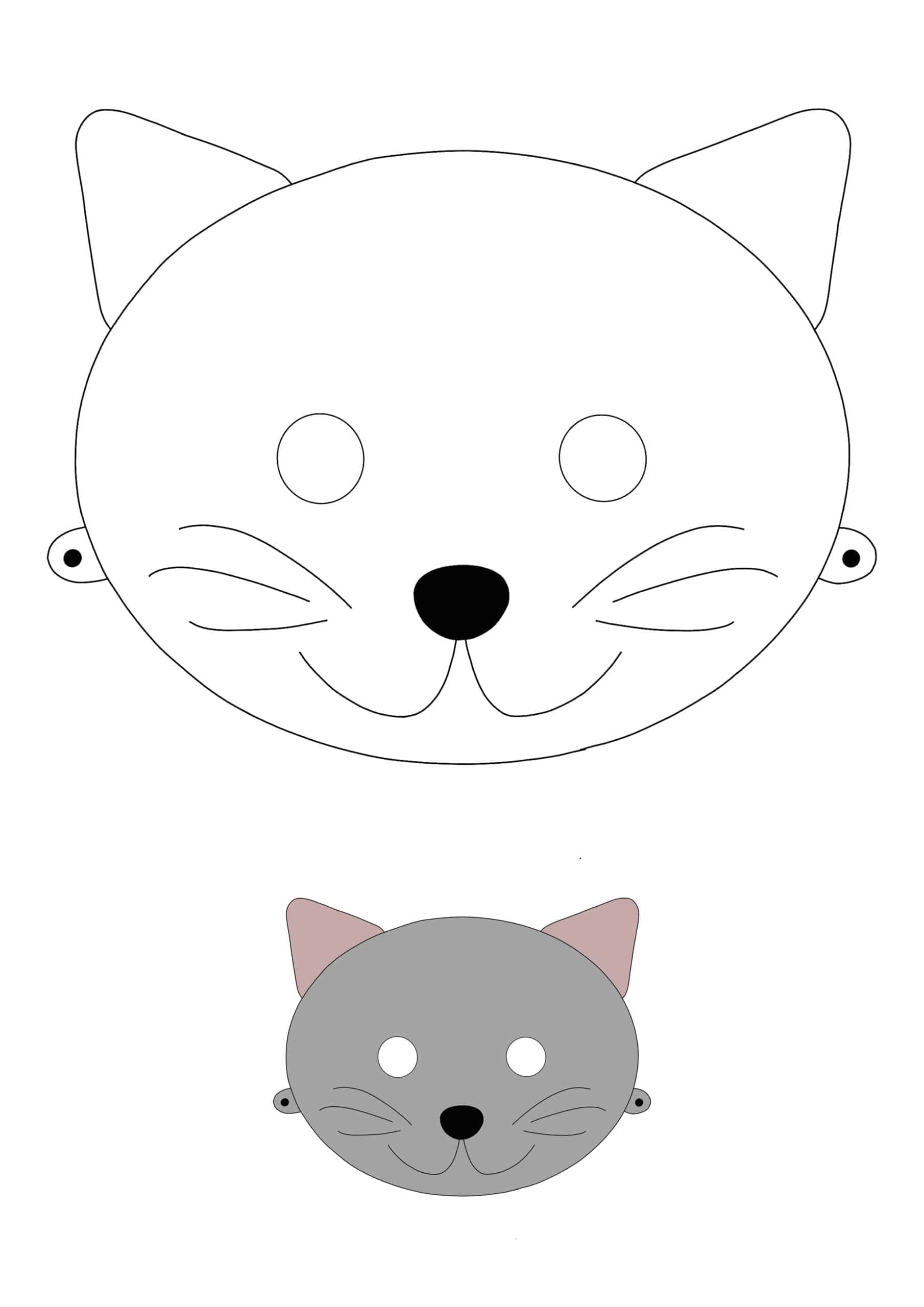 Coloriage Masque Chat Coloriage Gratuit A Imprimer Dessin 21