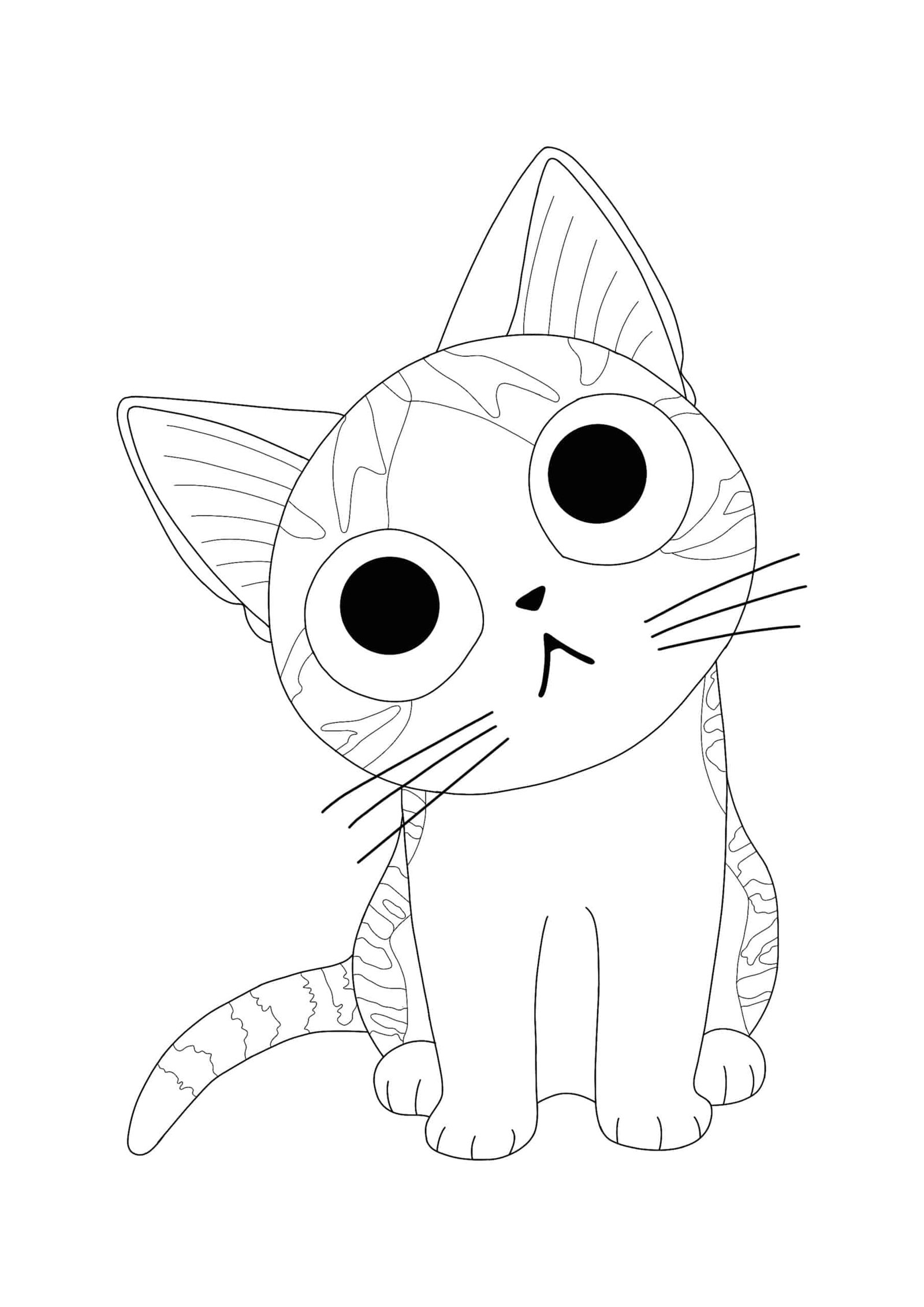 Chi Cat coloring page