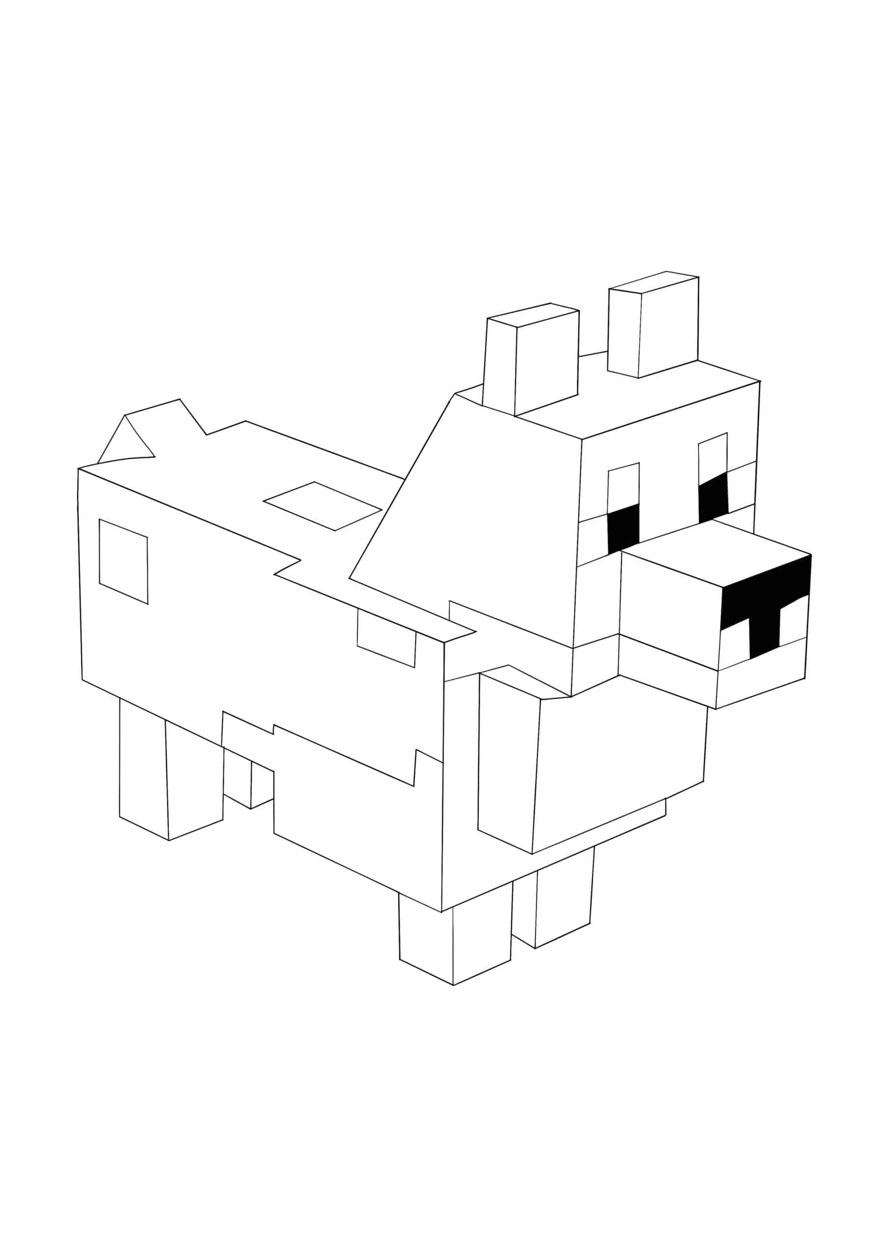 Free Minecraft Dog Printables Coloring Pages Coloring Pages Sketch Free Minecraft Dog Printables Coloring Pages Coloring Pages Sketch