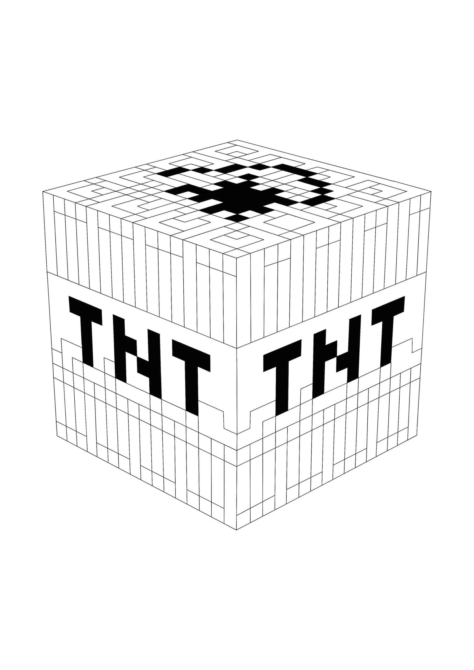 Minecraft TNT Coloring Pages 2 Free Coloring Sheets 2021 
