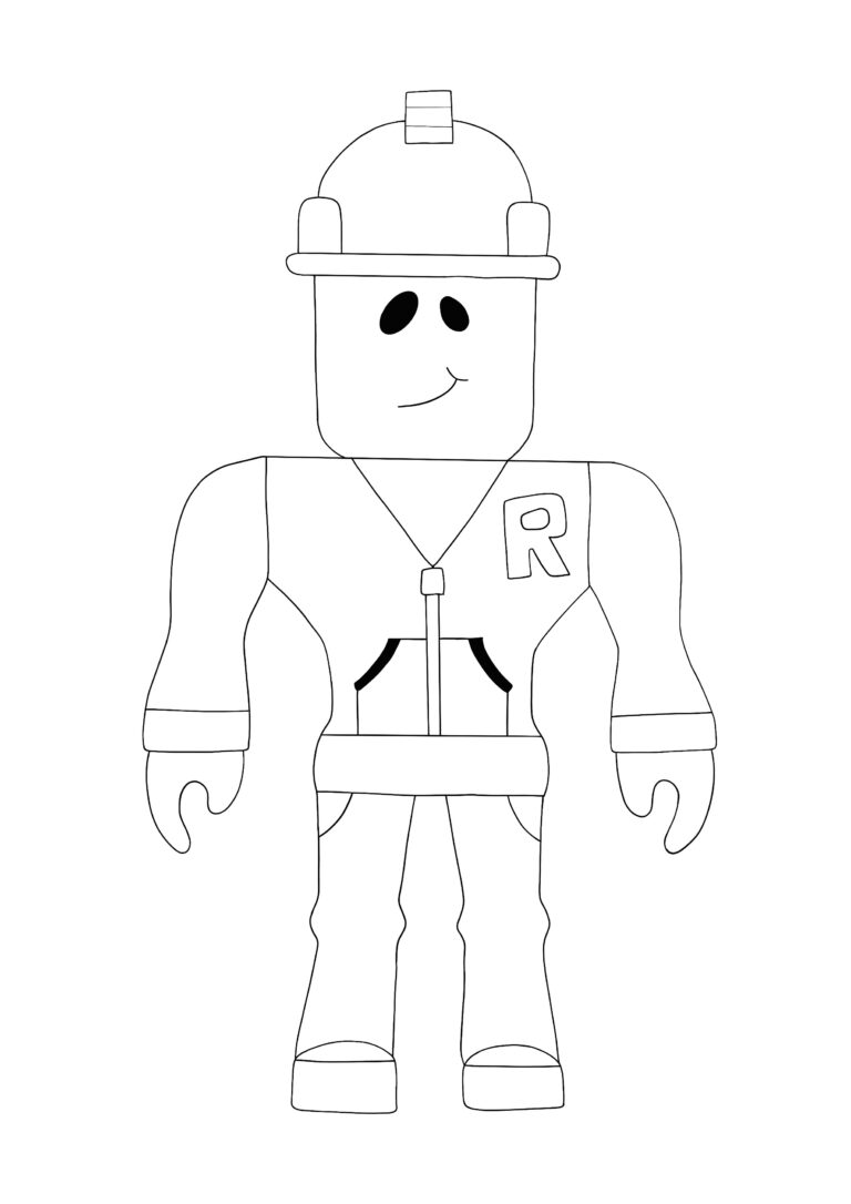 Roblox Builderman Coloring Pages - 2 Free Coloring Sheets (2021)