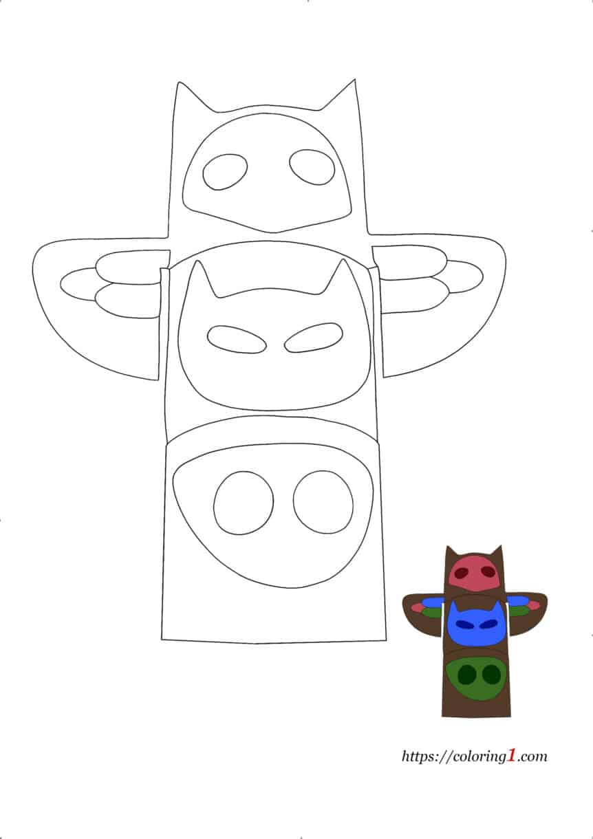 Pj Masks Headquarters Coloring Pages - 2 Free Coloring Sheets (2021)