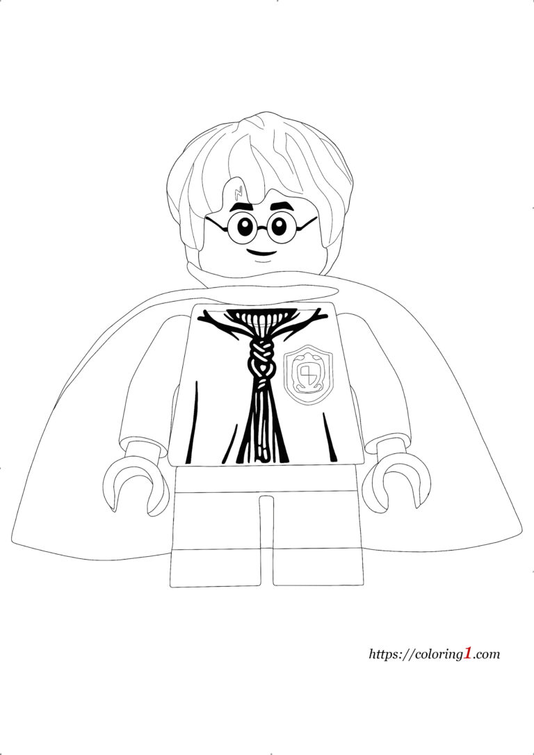 Lego Harry Potter Coloring Pages - 2 Free Coloring Sheets (2021)