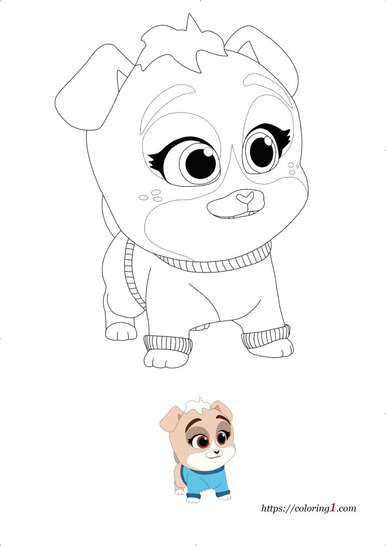 Coloriage Le Monde de Bingo &amp; Rolly: Keia - Coloriage Gratuit à ...