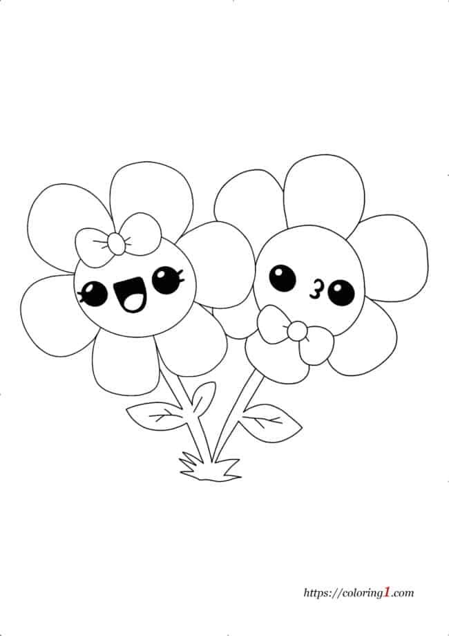 Pretty Flower coloring page