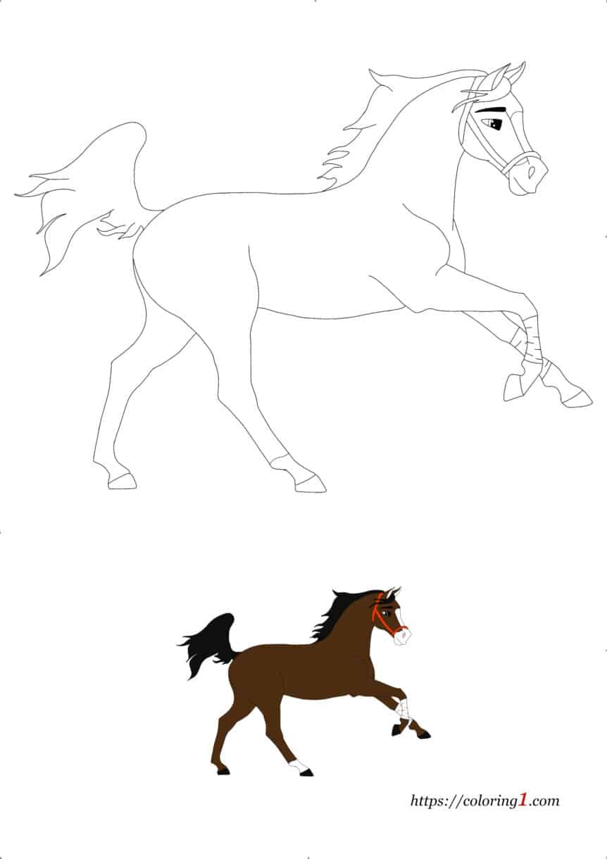 Breyer Horse Coloring Pages - 2 Free Coloring Sheets (2021)