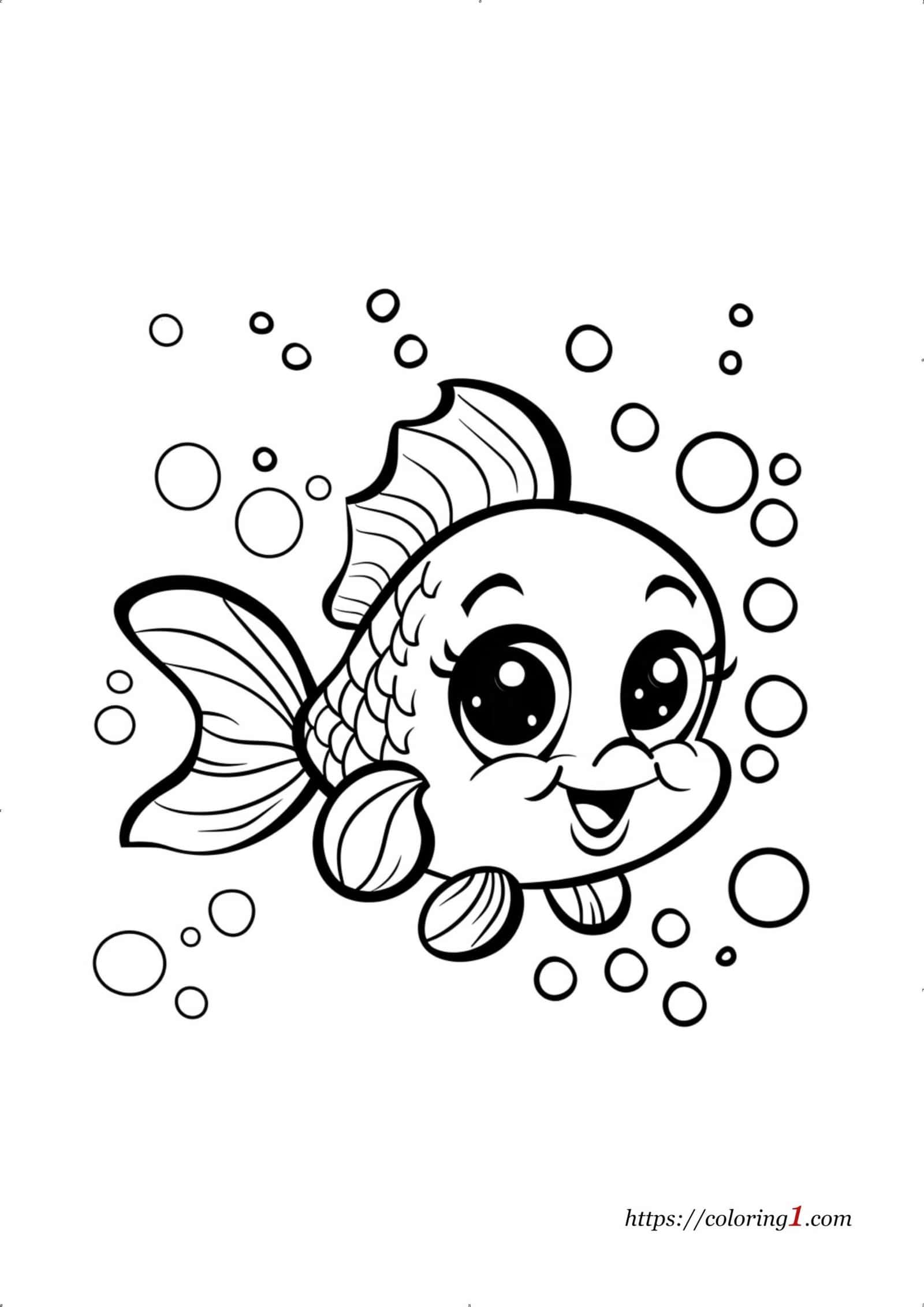 Fish Coloring Pages 39 Free Printable Coloring Sheets