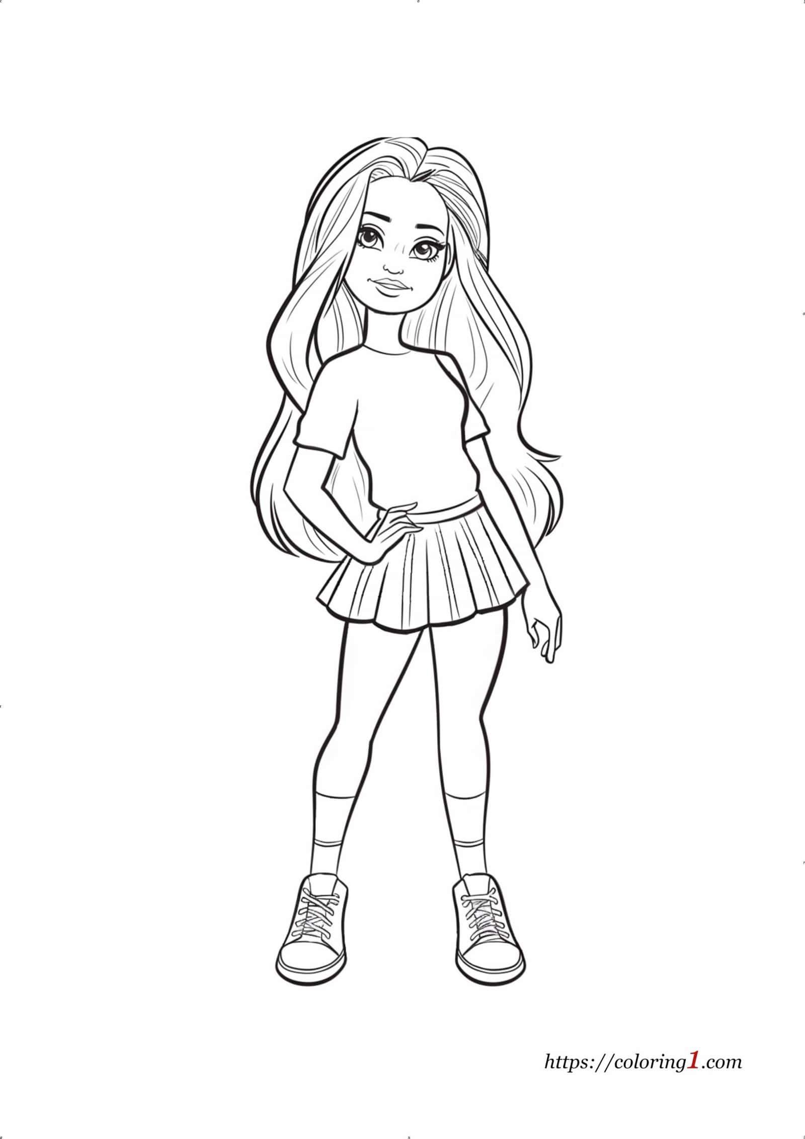 Barbie Sister Chelsea coloriage pour filles et garçons