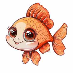 Fish coloring page