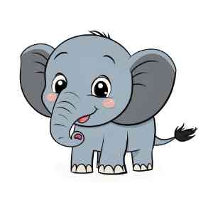 Elephants coloring pages